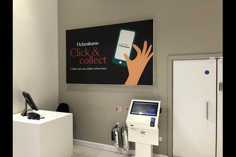 Click and collect area